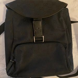 Vintage Gucci Monogram Backpack